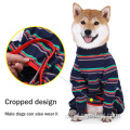 Four-legged Pet Recovery Suit Cotton Dog Pajamas